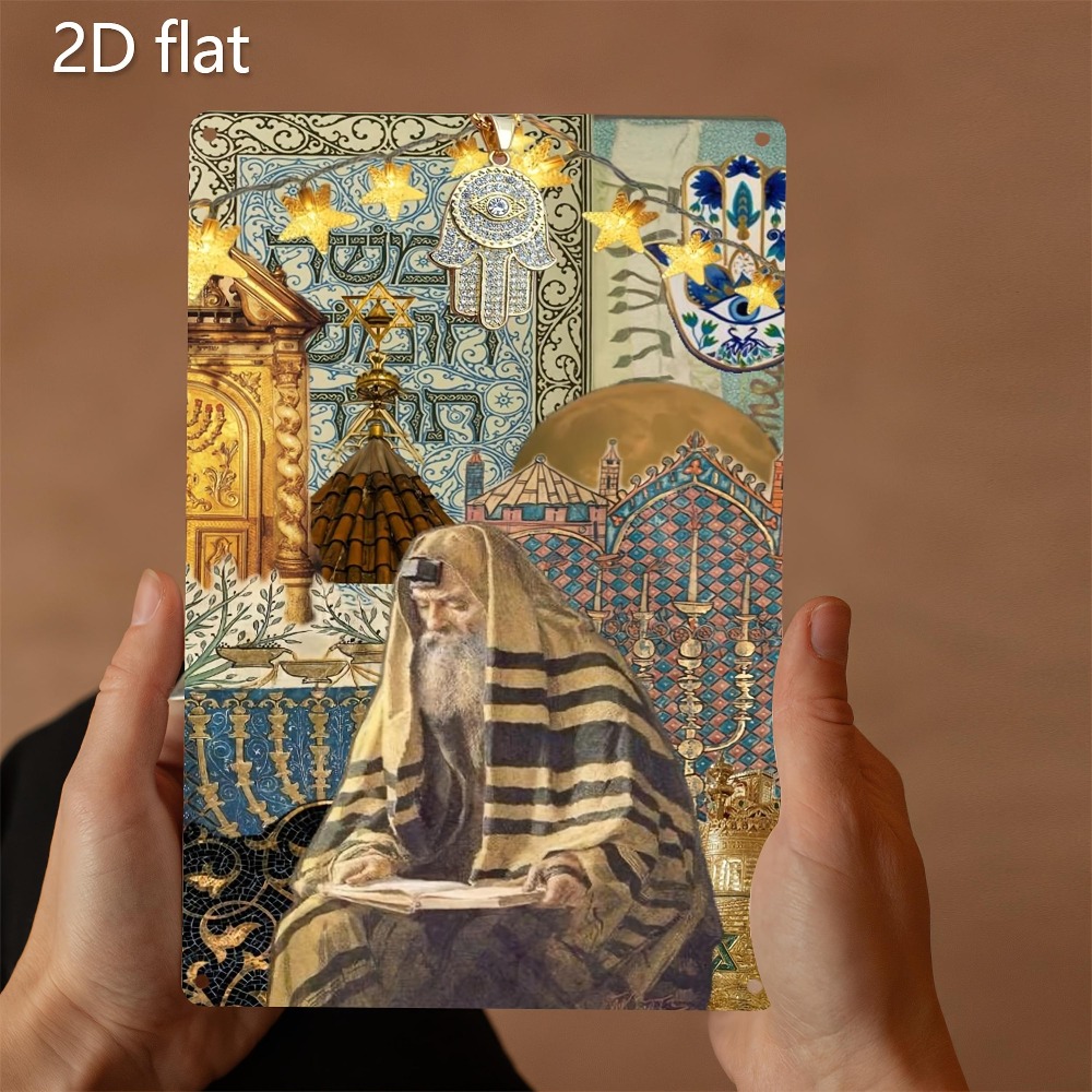 Art & Craft Jojo - CIFBUY Seni Dinding Aluminium Vintage Gambar