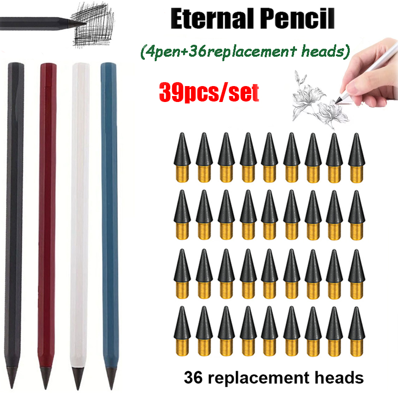 Calligraphy Pen Set - 39 Buah/Set Pensil Logam Kreatif Teknologi