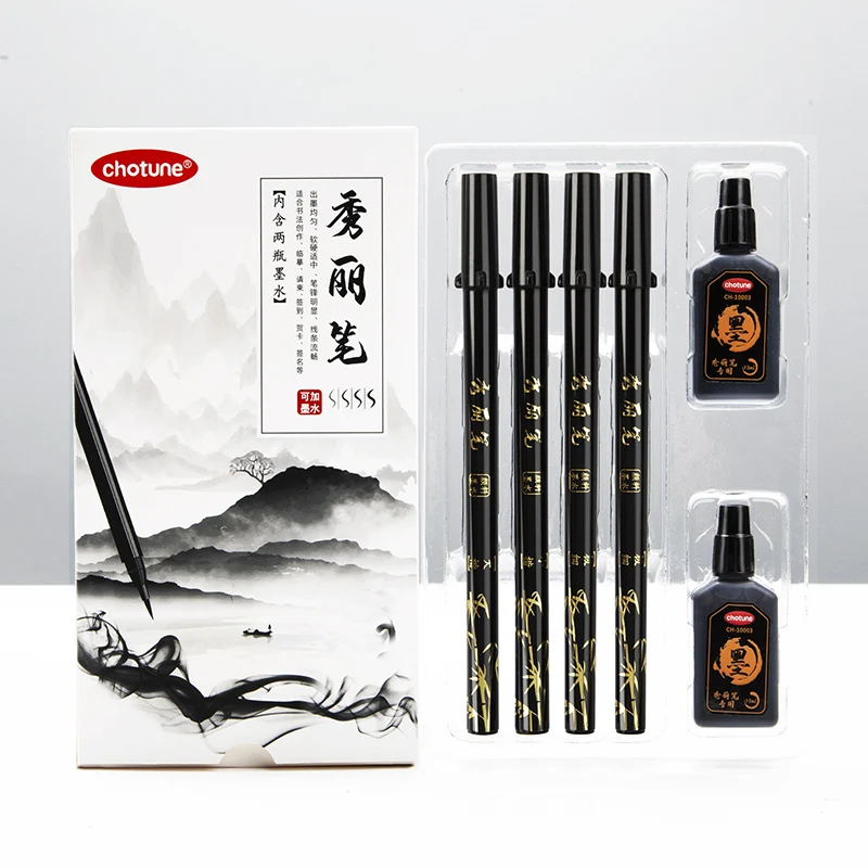 Calligraphy Pen Set - Set pena tulisan kuas pena kaligrafi