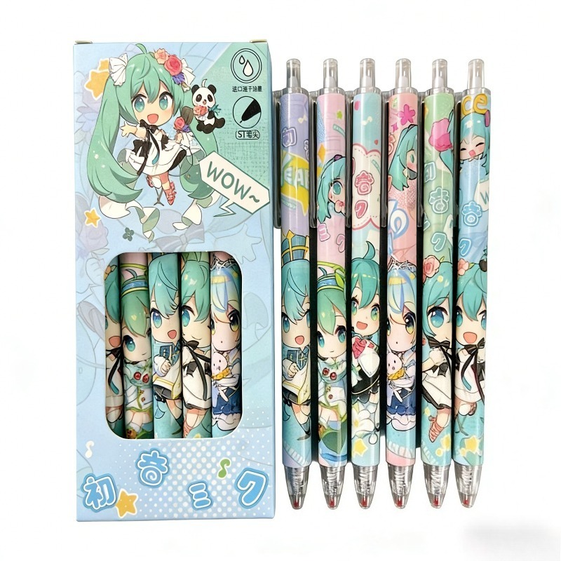 Calligraphy Pen Set - Pena gel cepat kering Hatsune Miku