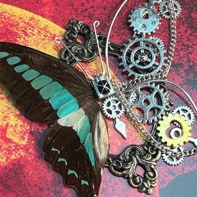 Art Craft Animals - Kit DIY Bingkai Kupu-kupu Steampunk Spesimen