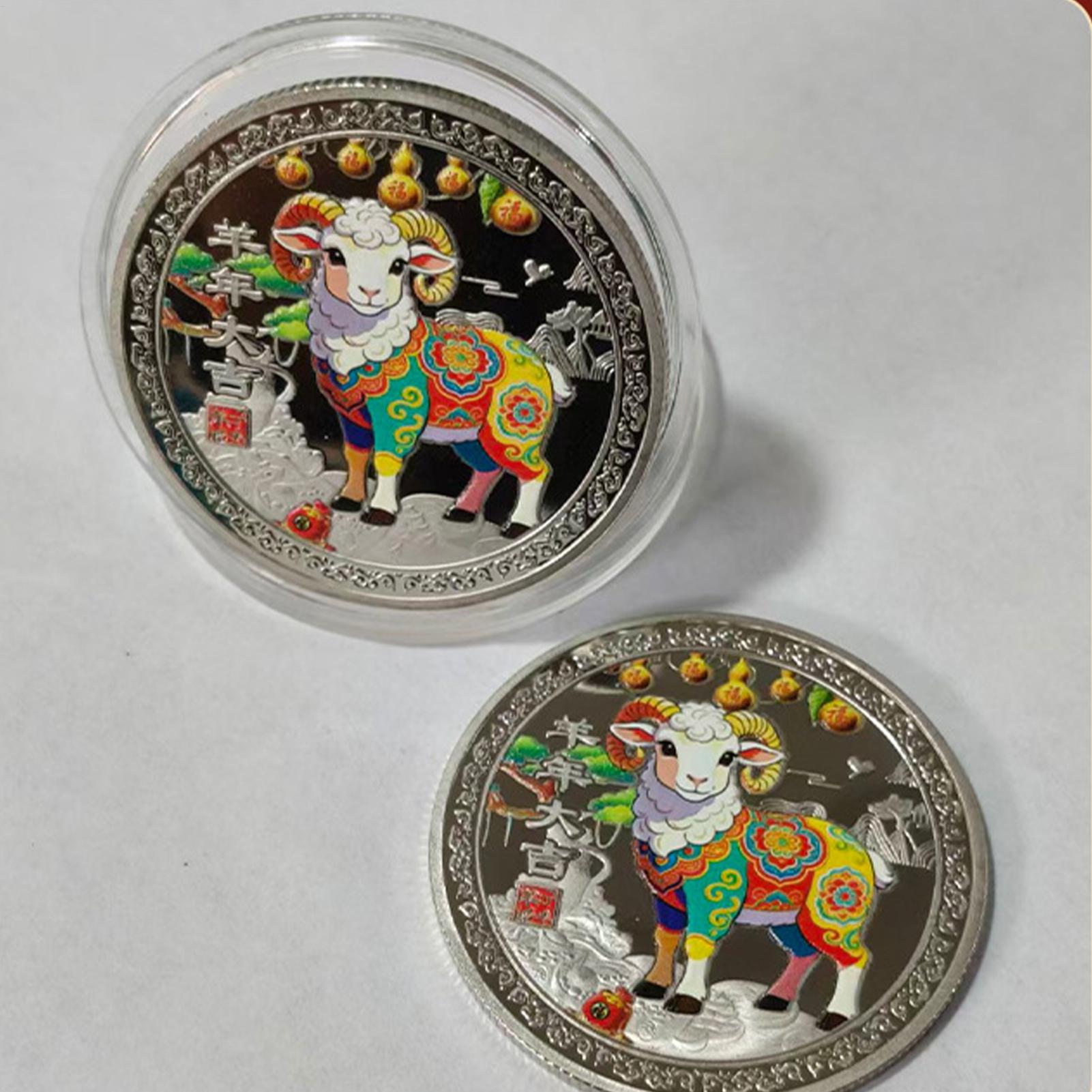 Art Craft Display - Koin Suvenir Tahun Kambing 2027, Koin