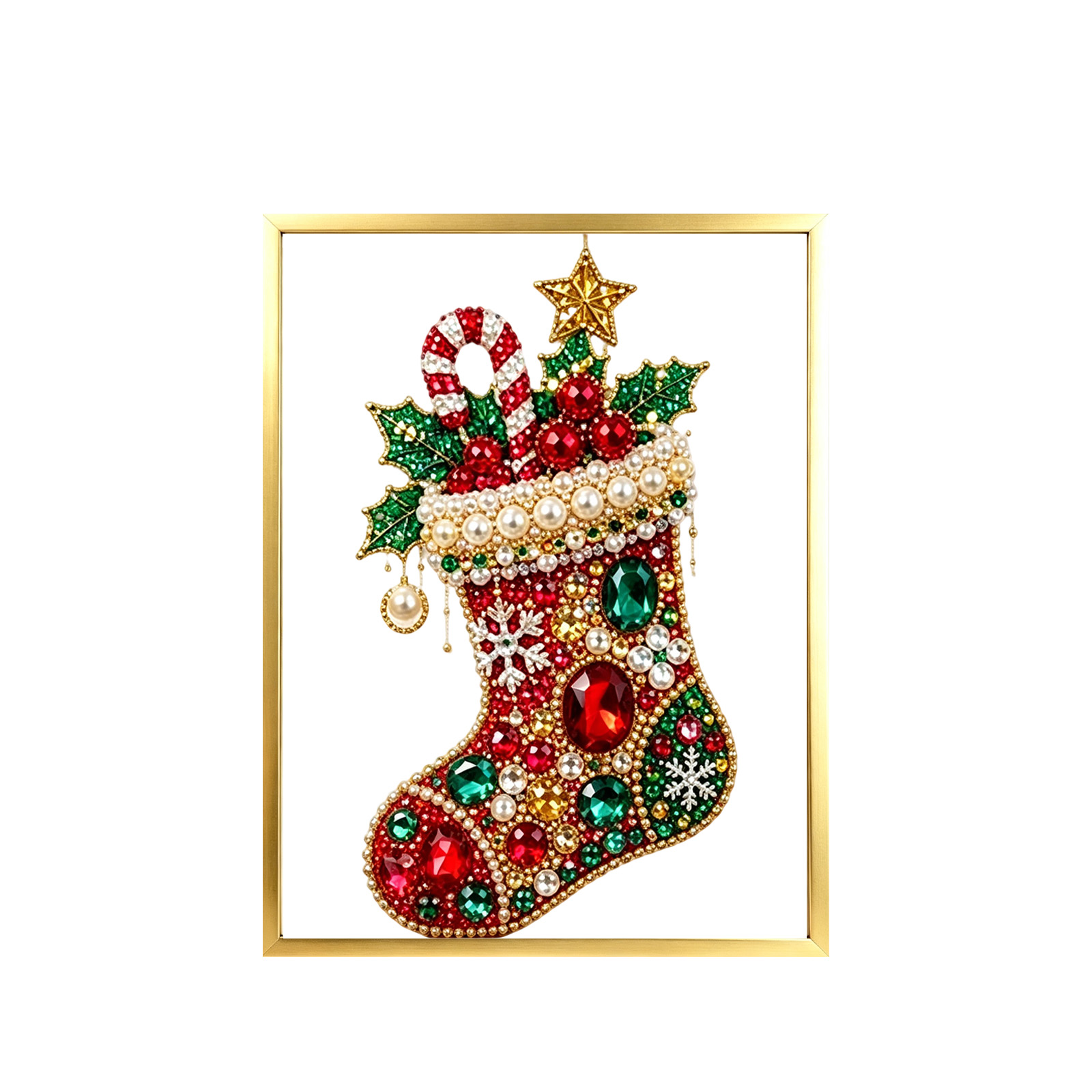 Art And Craft Xmas Tree - Kit Lukisan Berlian DIY Natal Untuk