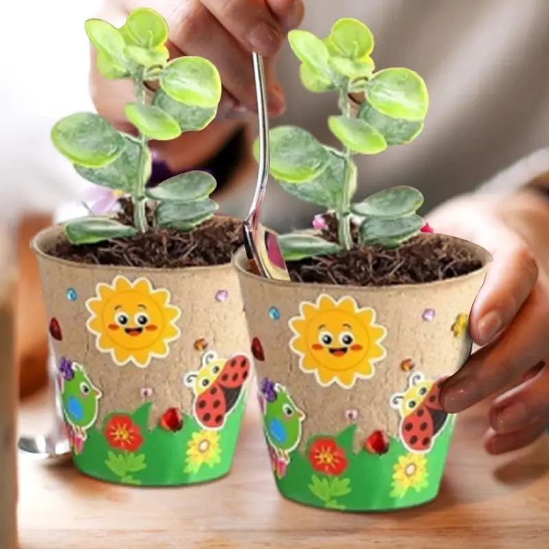 Art And Craft For Nursery - Perlengkapan Kerajinan Pot Bunga Kertas DIY