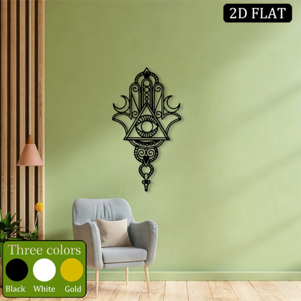 Art & Craft Jojo - CIFBUY Hiasan Dinding Besi Hamsa Mata
