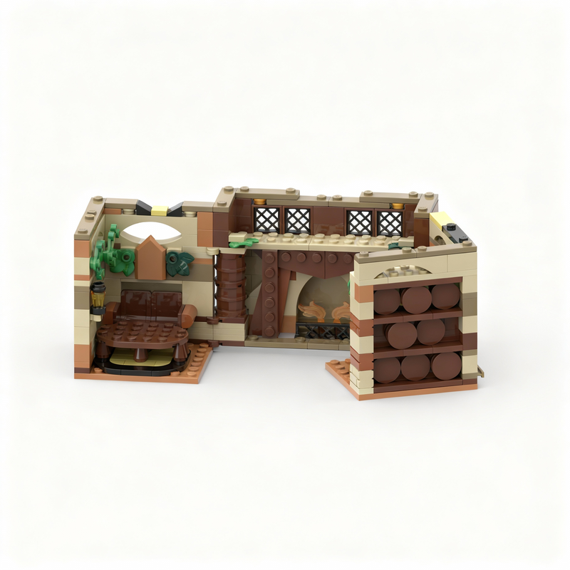 Art Craft Room Ideas - 301pcs MOC Harry HP Common Room