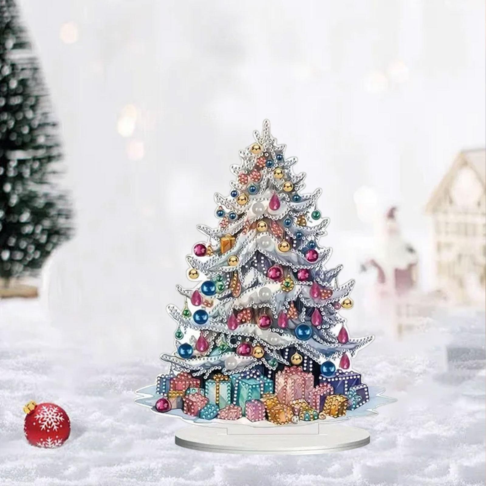 Art And Craft Xmas Tree - Pohon Natal Dekorasi Desktop Natal Meja