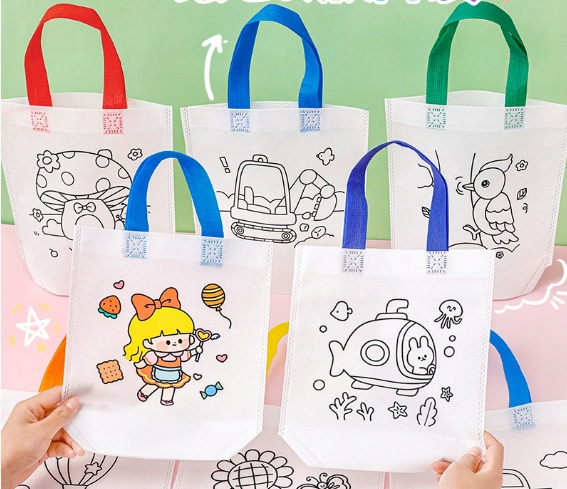 Art Craft Notebook - 5 Set Tas DIY Graffiti dengan