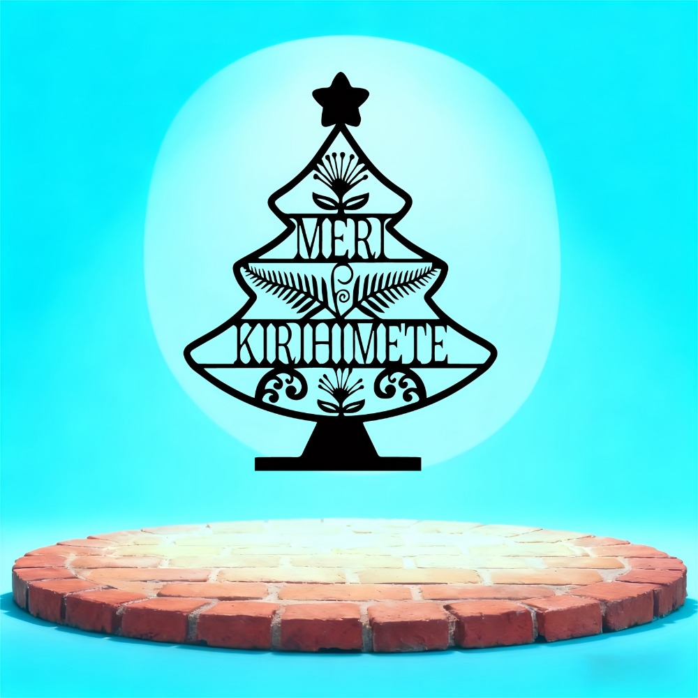 Art Craft Christmas Tree - CIFBUY Hiasan Dinding Logam Gaya Maori