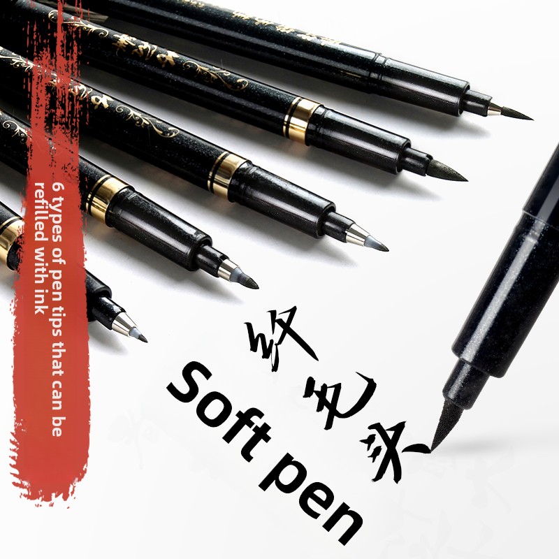 Calligraphy Pen Set - 4 Buah/Set Pena Spidol Seni Kaligrafi