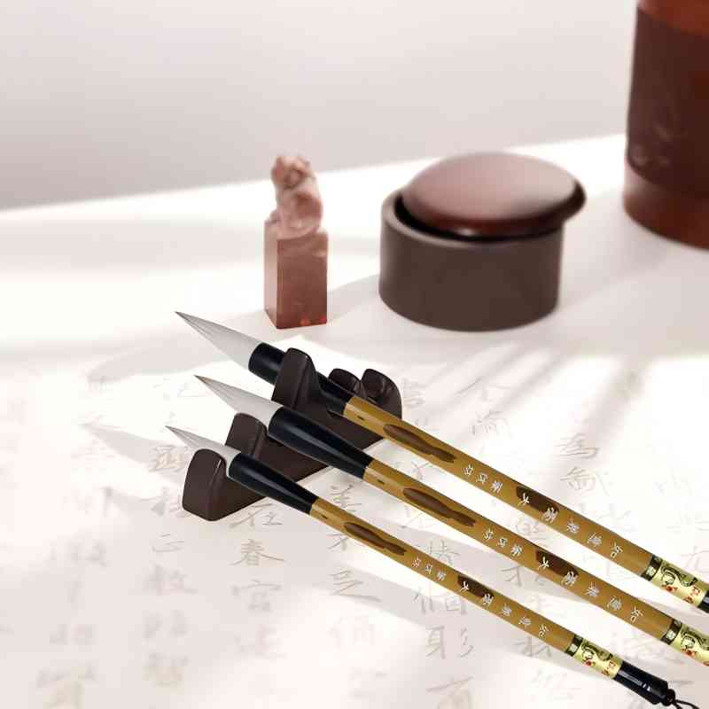 Calligraphy Pen Set - Kuas Tulis Cina 3 Ukuran dengan