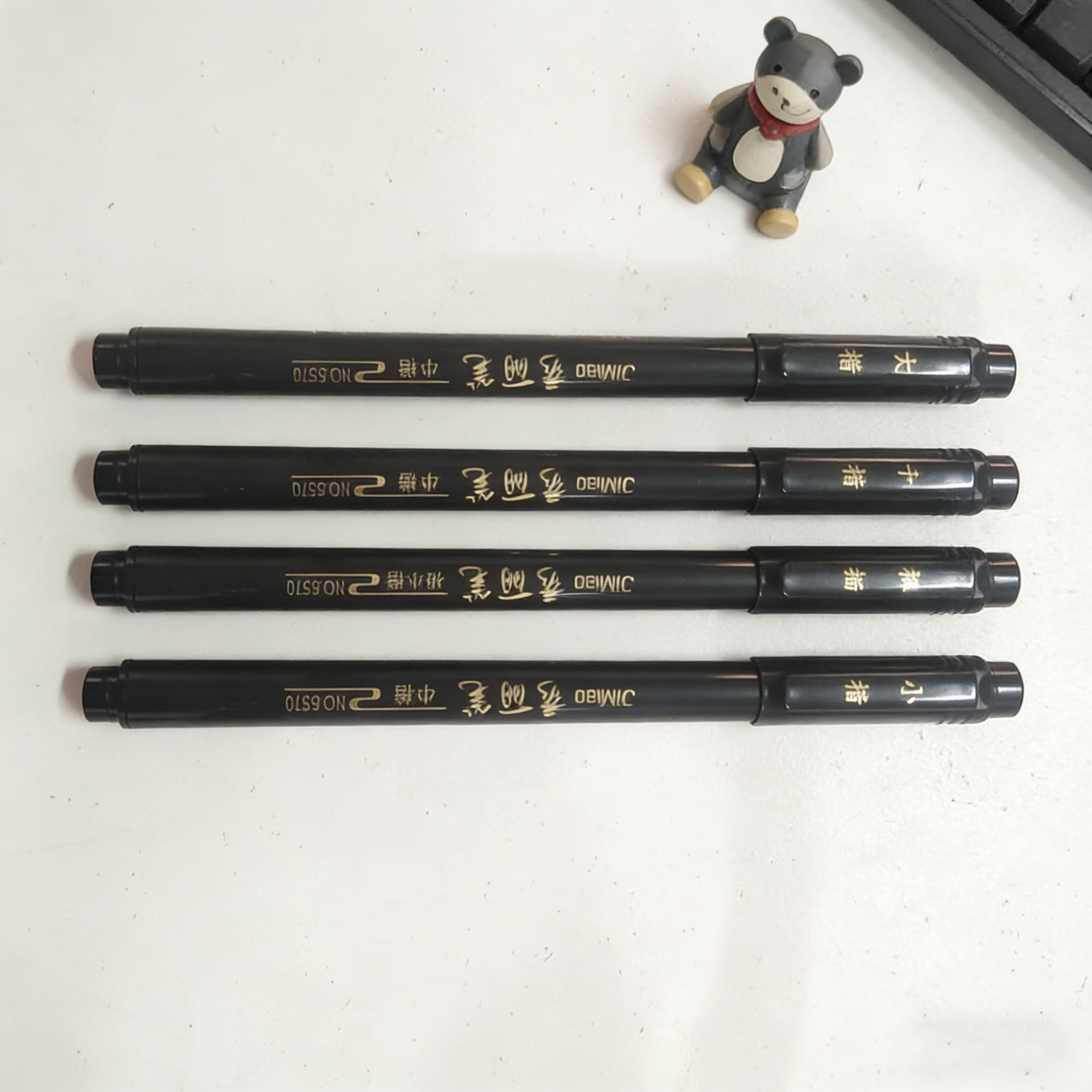 Calligraphy Pen Set - Set Pena Kuas Gaya Cina Retro,