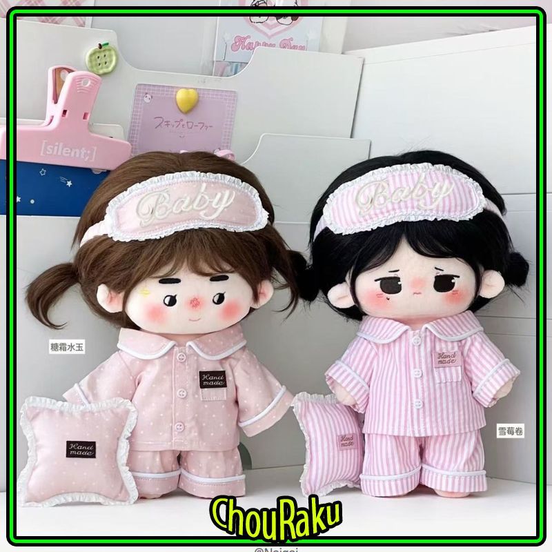 Art Craft Eyes - Setelan Piyama Boneka Kapas 20cm Warna