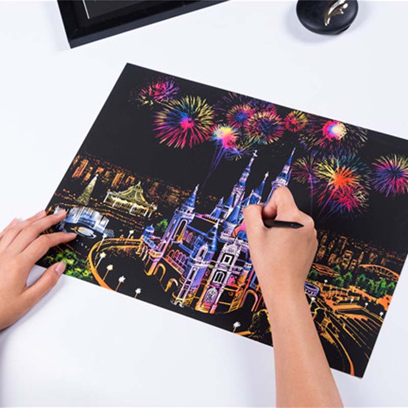 Art Craft Notebook - Baru Kreatif Seni Kerajinan Goresan Ajaib