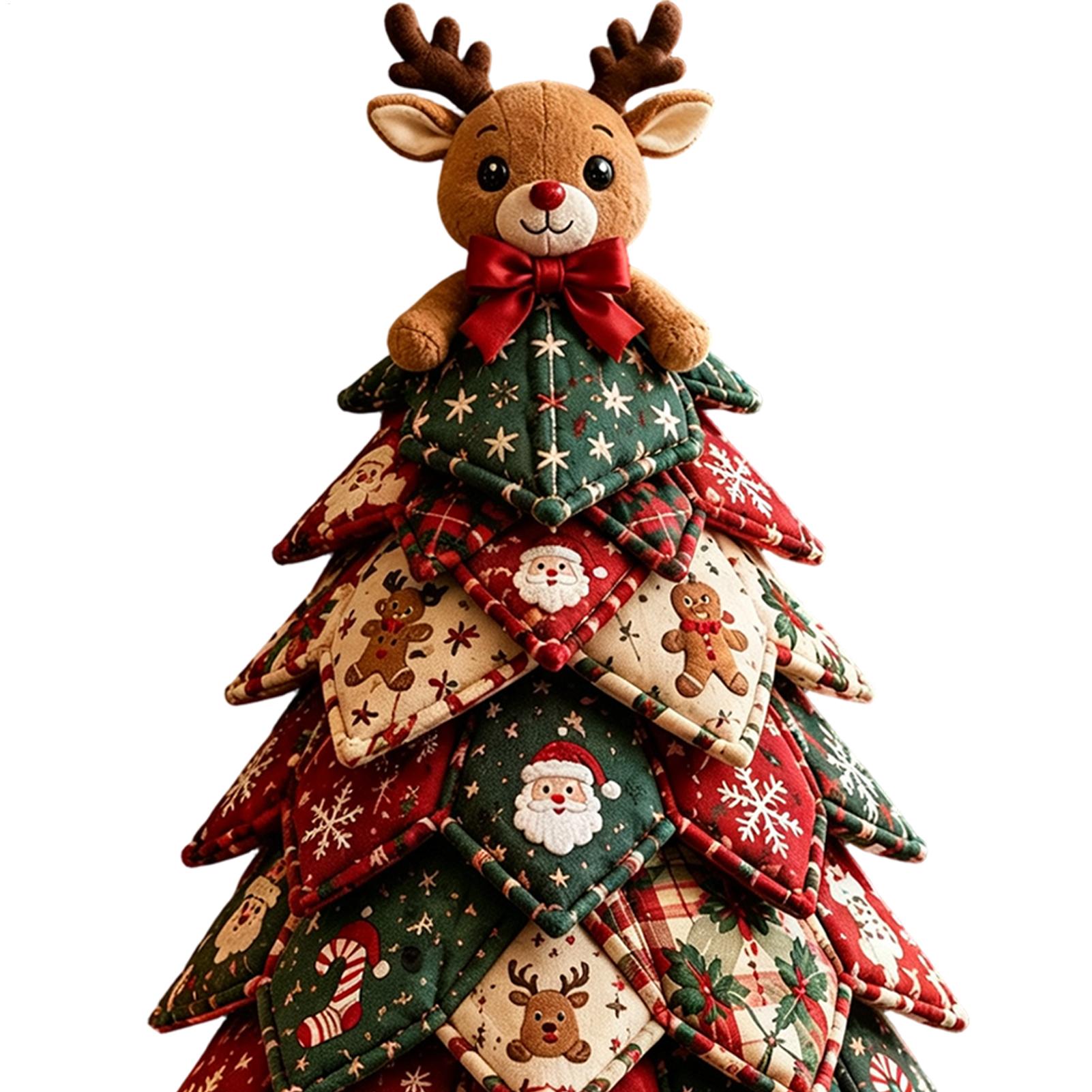 Art Craft Christmas Tree - Kit Pohon Natal dari Kain Berlapis