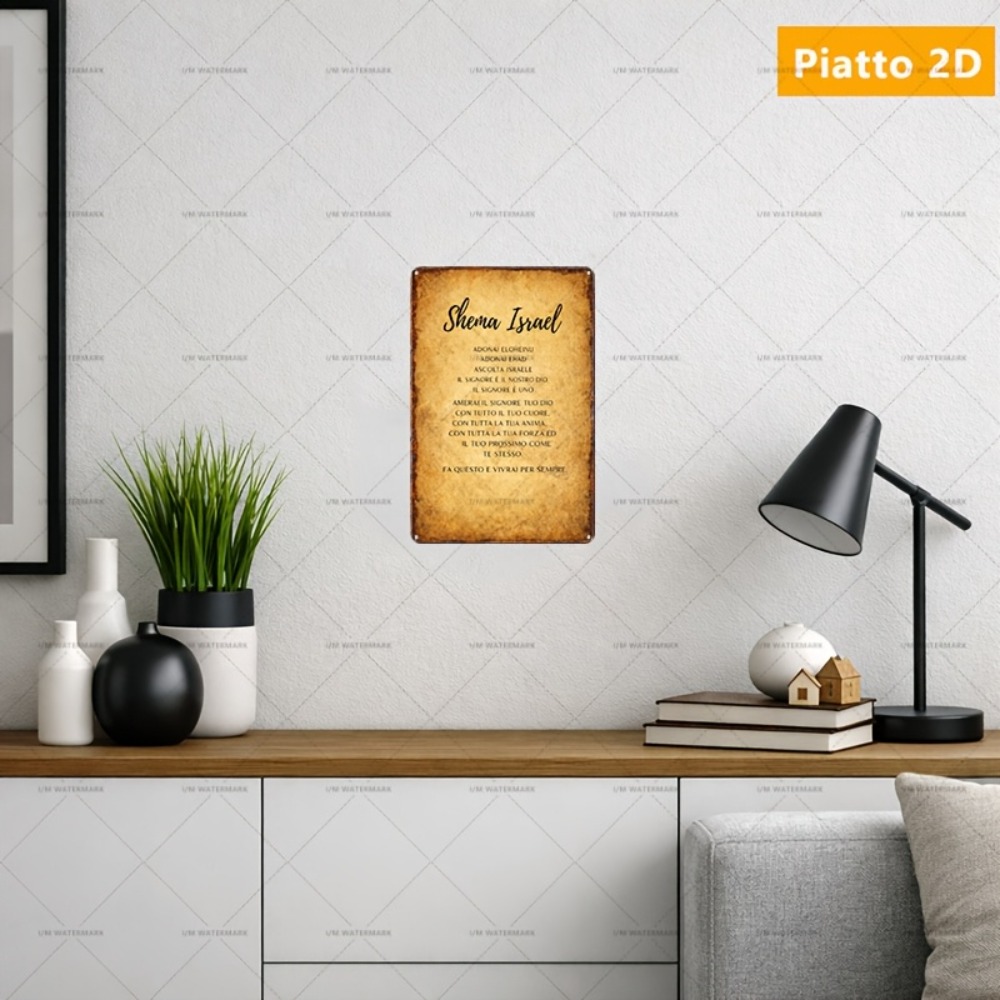 Art & Craft Jojo - CIFBUY Seni Dinding Aluminium Kaligrafi Ibrani