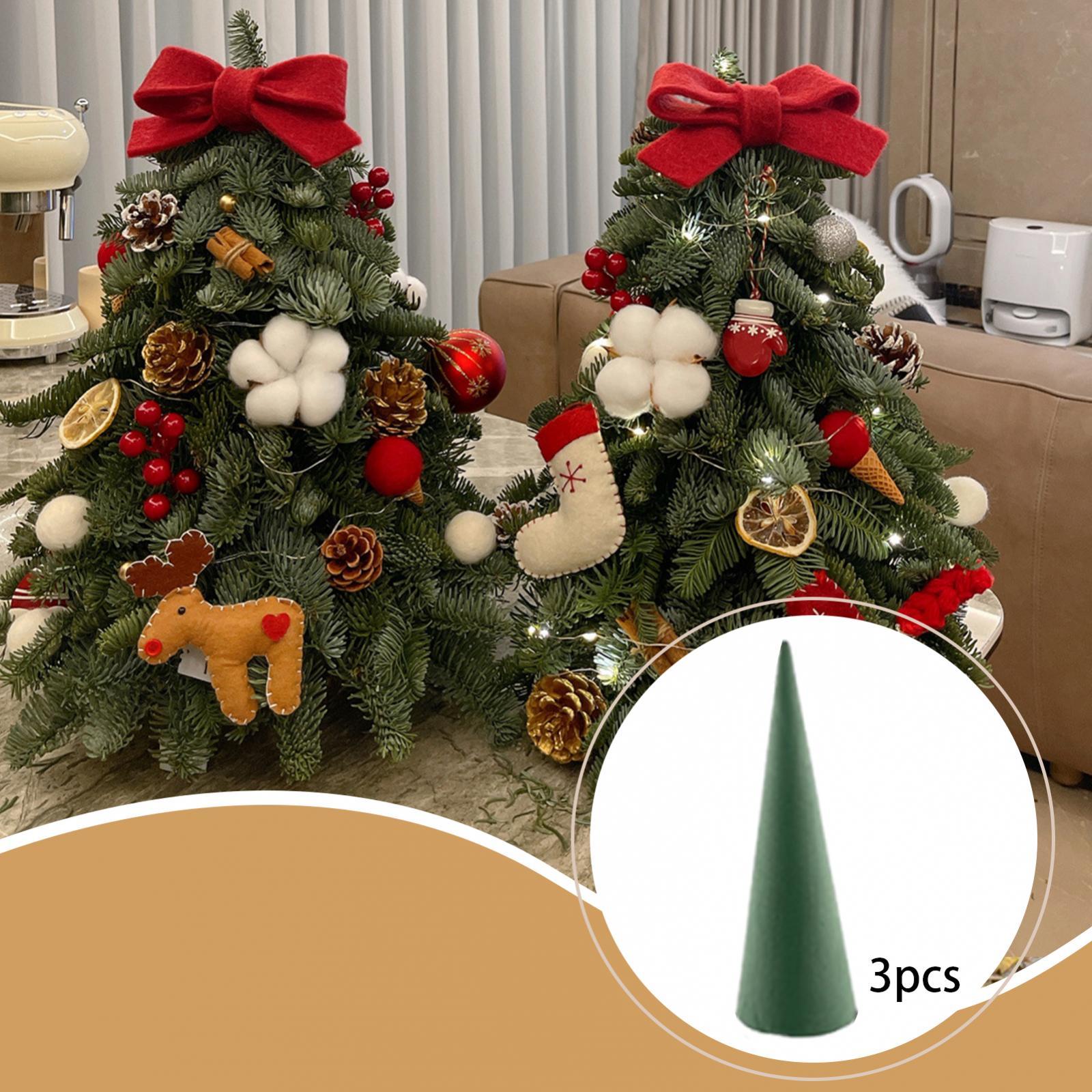Art Craft Christmas Tree - Kerucut Pohon Natal Bermotif Bunga Serbaguna