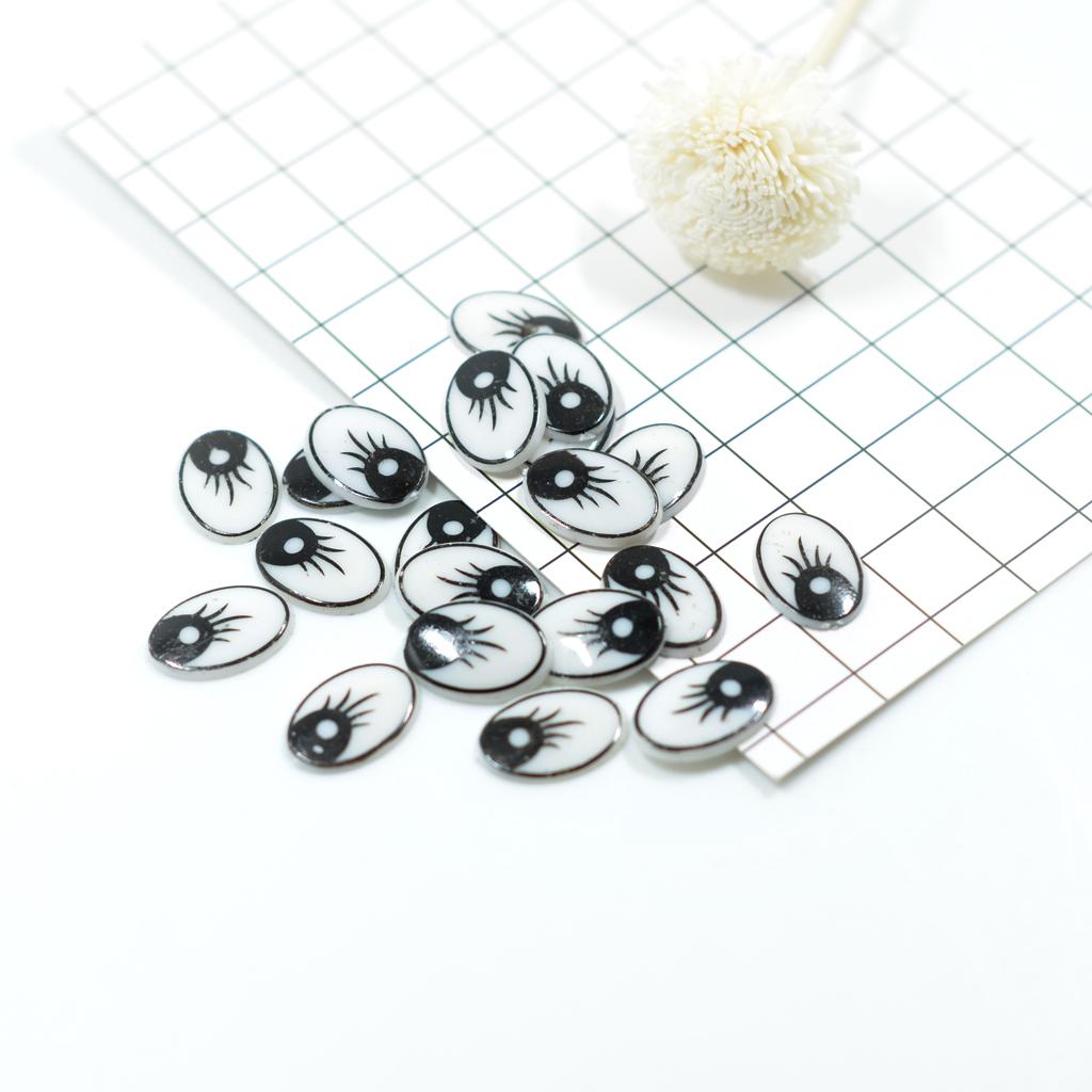 Mata Kartun Oval Pipih Plastik - Art Craft Eyes ulasan dan harga