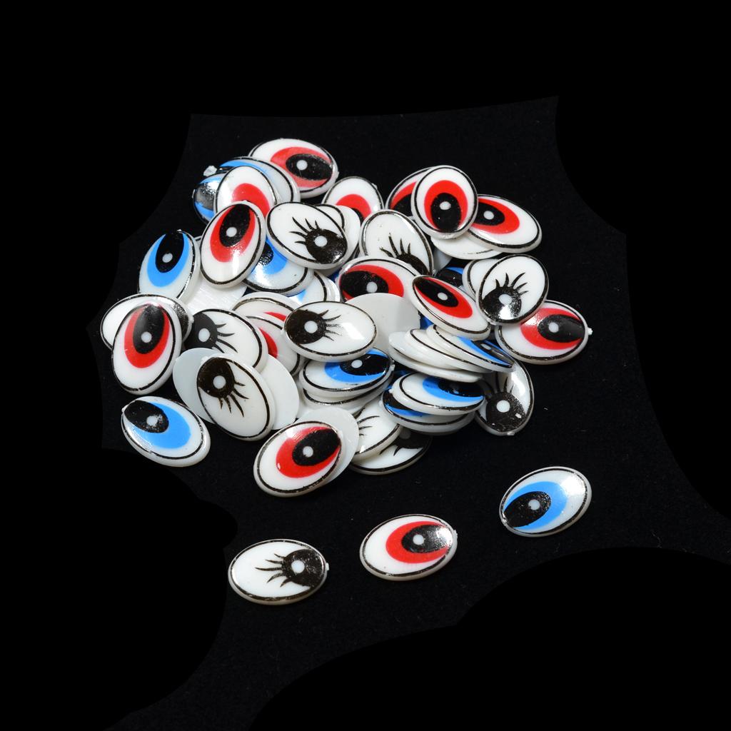 Mata Kartun Oval Pipih Plastik - Art Craft Eyes ulasan dan harga