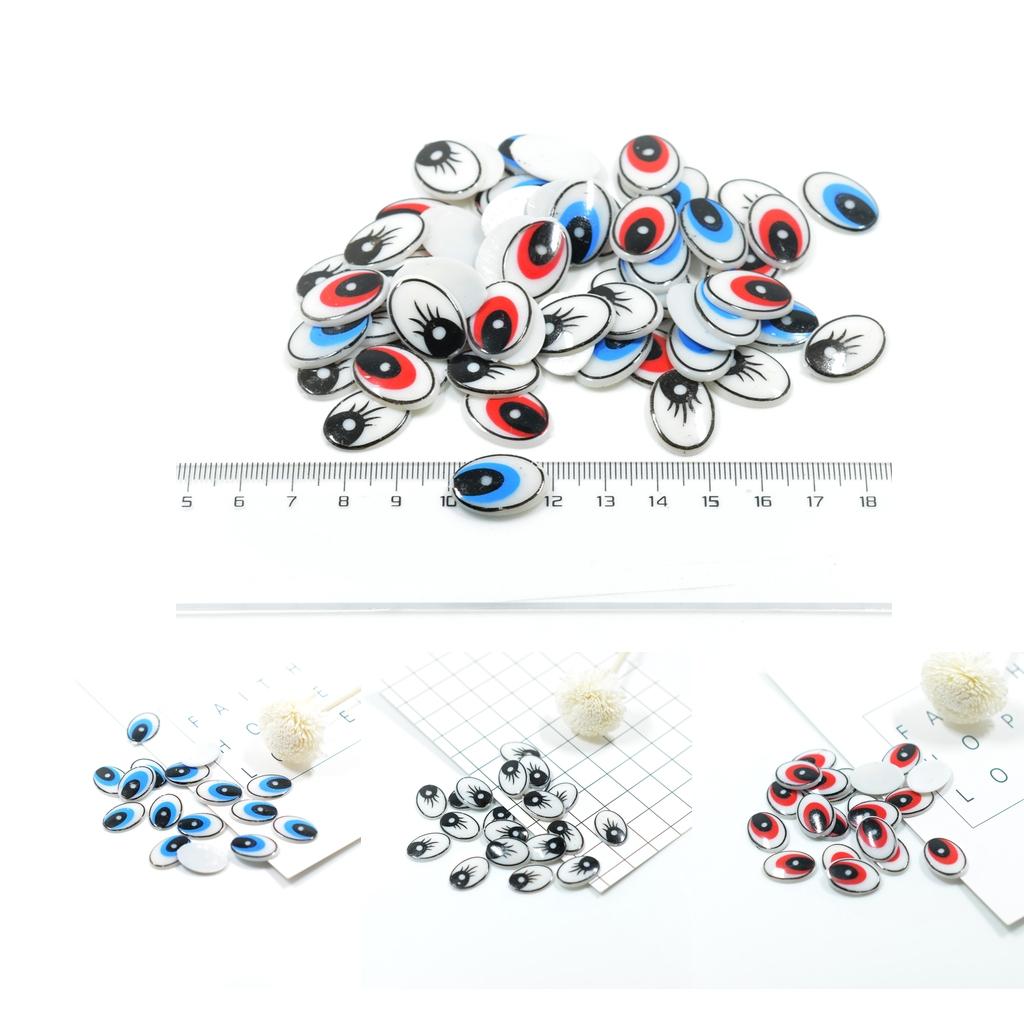 Mata Kartun Oval Pipih Plastik - Art Craft Eyes ulasan dan harga