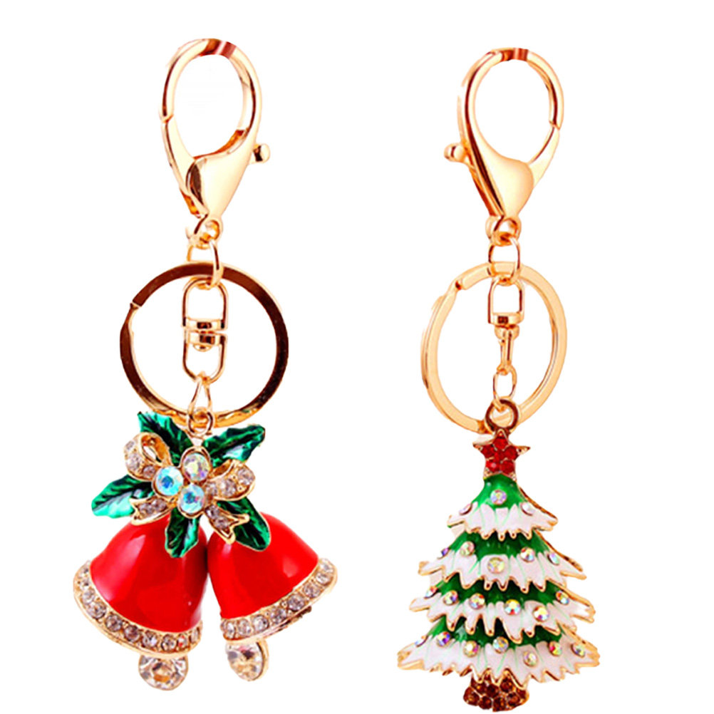 2Pcs Gantungan Kunci Pohon Nat - Art And Craft Xmas Tree ulasan dan harga