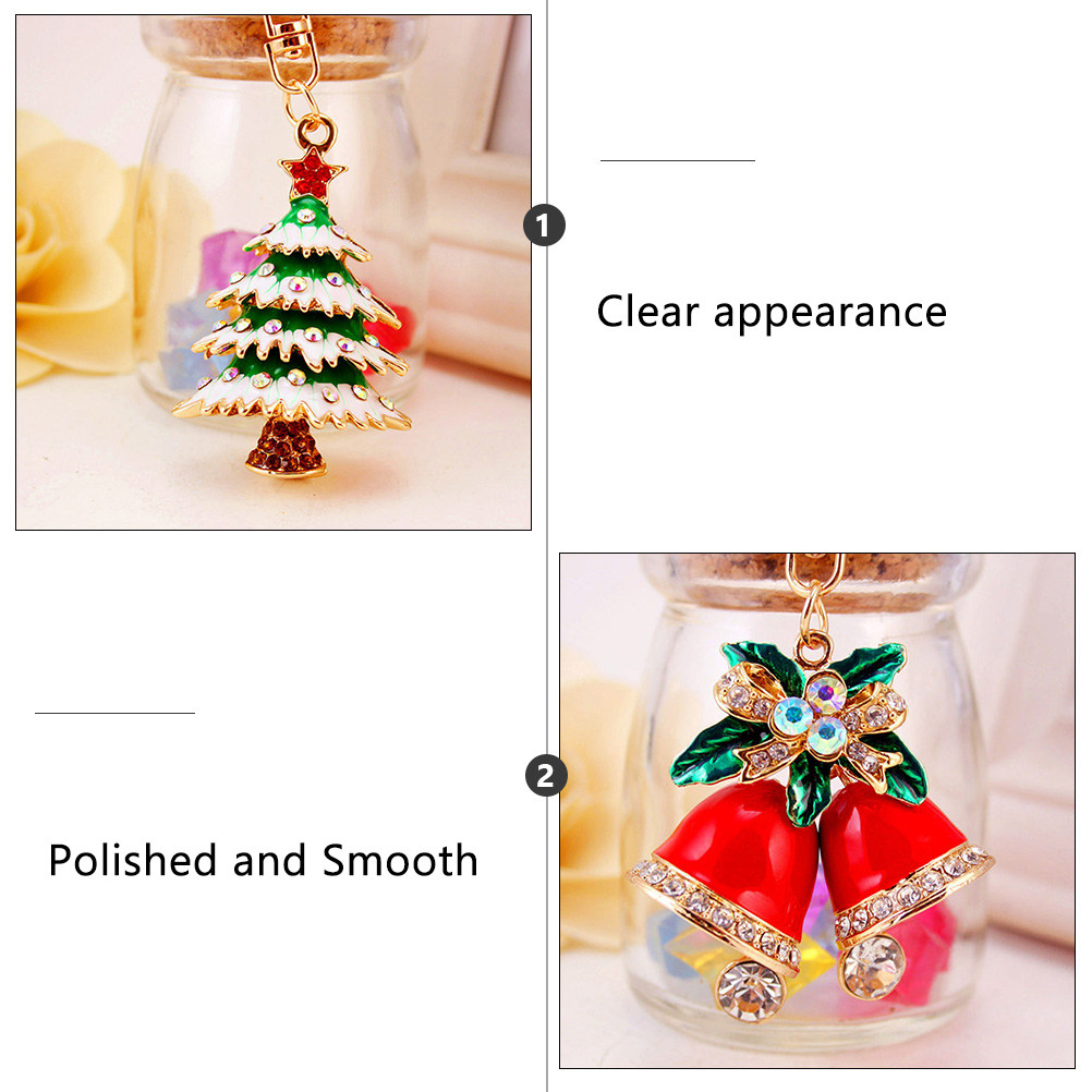 2Pcs Gantungan Kunci Pohon Nat - Art And Craft Xmas Tree ulasan dan harga