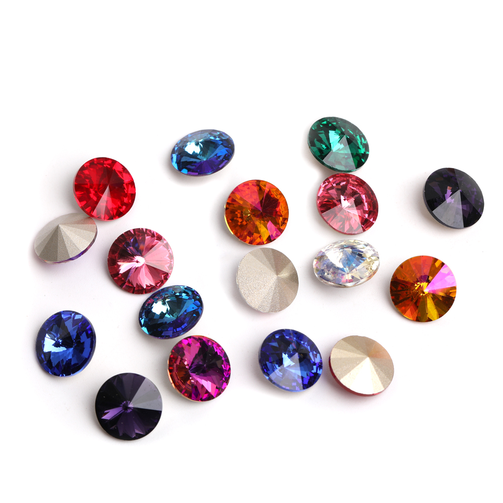 8-14mm Pointback kristal bulat - Art Craft Glasses ulasan dan harga