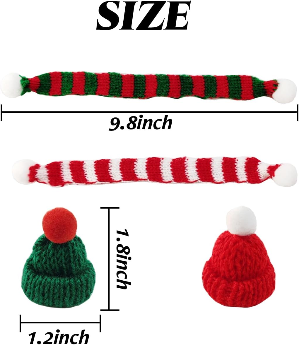 32PCS Mini Topi Rajut Mini Set - Art Craft Christmas Tree ulasan dan harga