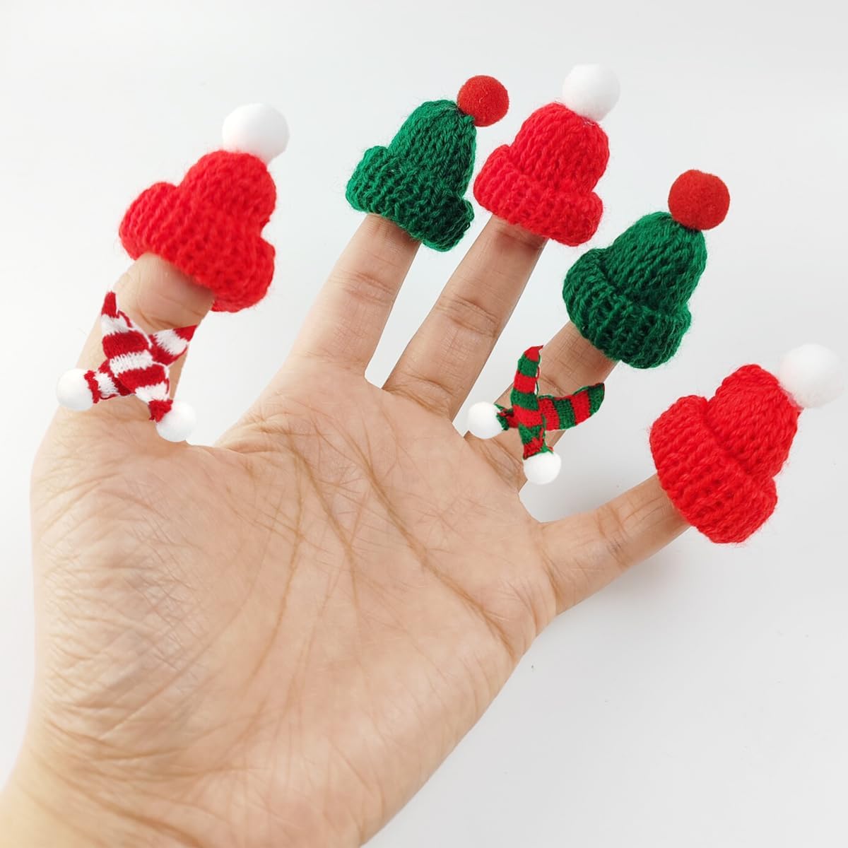 32PCS Mini Topi Rajut Mini Set - Art Craft Christmas Tree ulasan dan harga