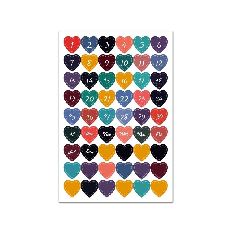 W89C Stiker Perencana Berguna  - Art Craft Using Paper ulasan dan harga