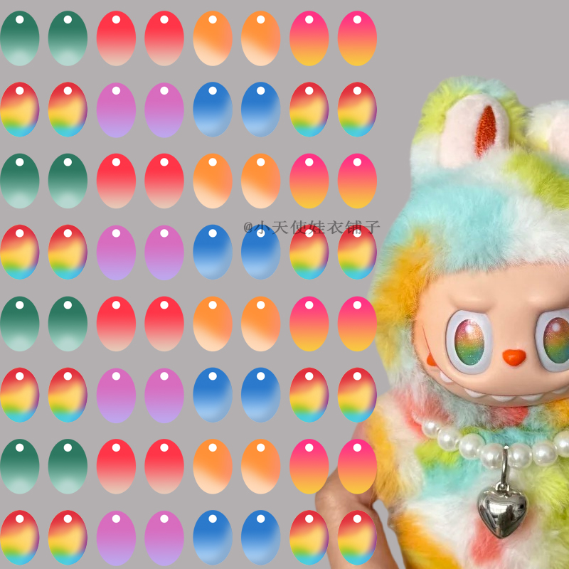 Stiker Mata Labubu Populer Bar - Art Craft Eyes ulasan dan harga