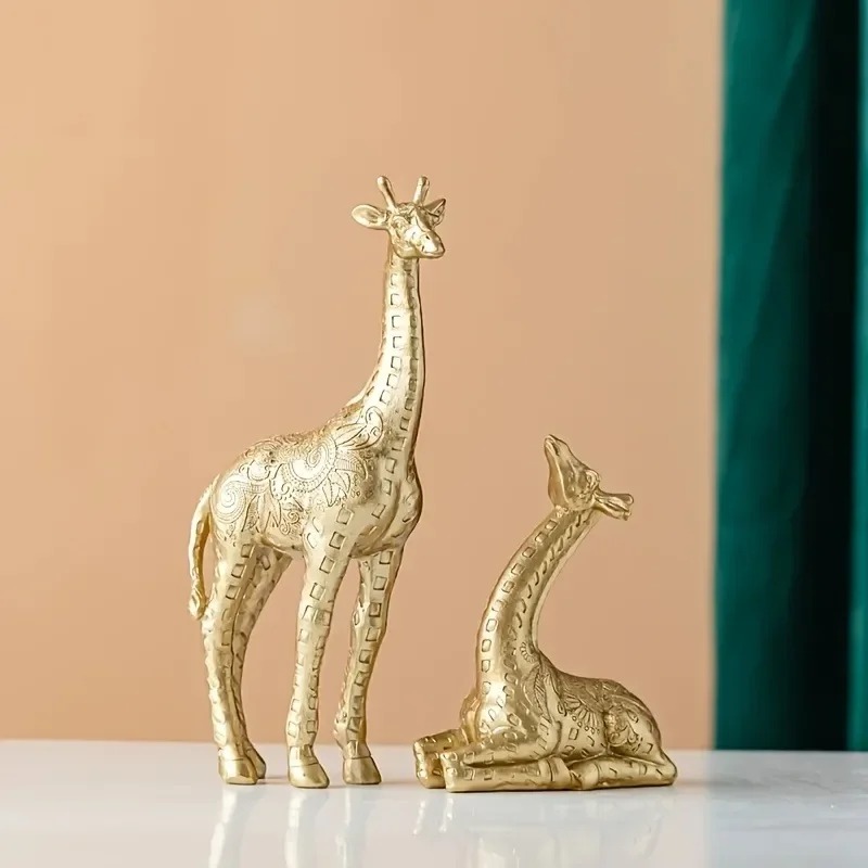 2 Buah/Set Ornamen Jerapah, Ke - Art Craft Display ulasan dan harga
