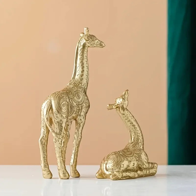 2 Buah/Set Ornamen Jerapah, Ke - Art Craft Display ulasan dan harga