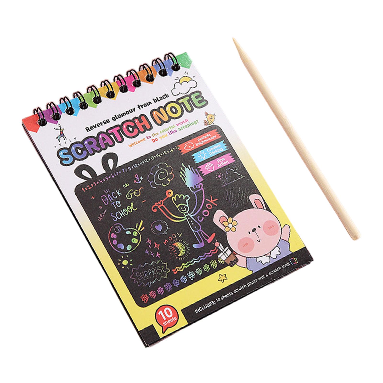 Buku Catatan Kertas Gores Krea - Art Craft Notebook ulasan dan harga