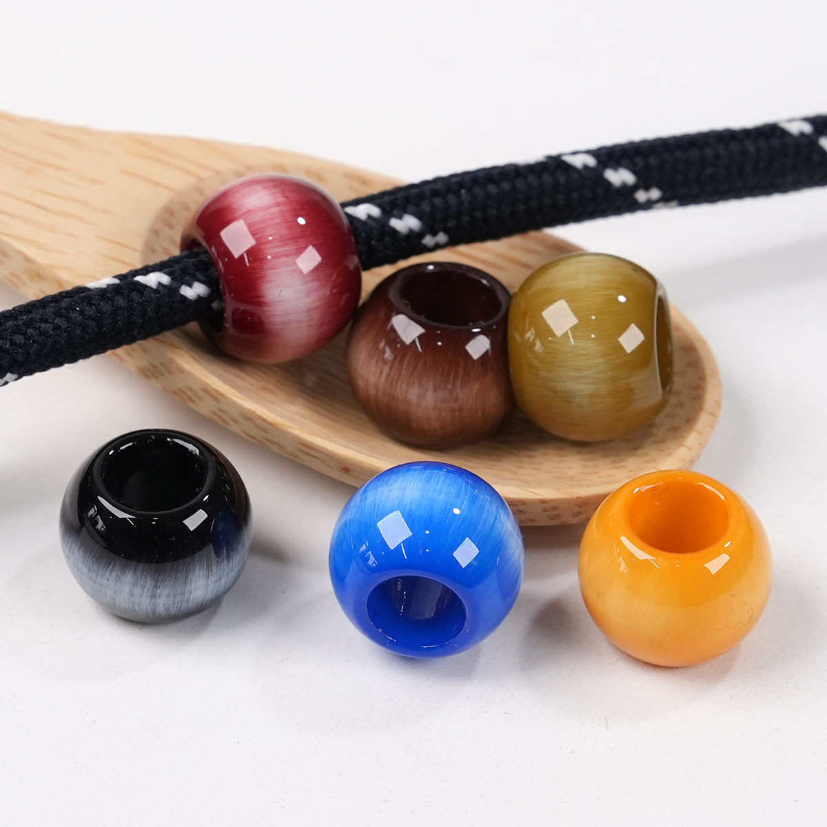 10 Buah Manik-manik Longgar Pl - Art Craft Eyes ulasan dan harga