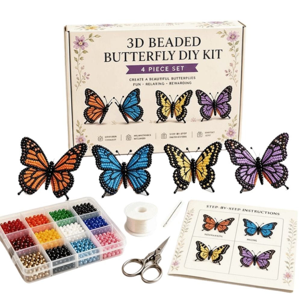Kit Manik-Manik 3D Bentuk Hewa - Art Craft Animals ulasan dan harga