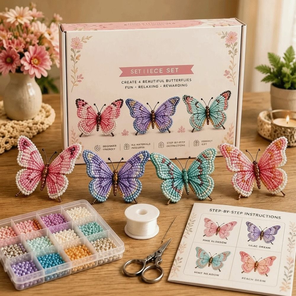 Kit Manik-Manik 3D Bentuk Hewa - Art Craft Animals ulasan dan harga