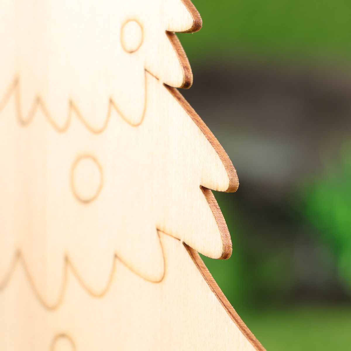 2 Buah Set Ornamen Natal Kayu  - Art And Craft Xmas Tree ulasan dan harga