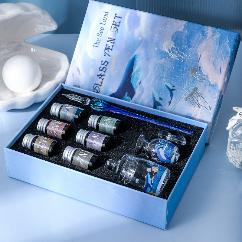 10 Buah Set Pena Celup Seri La - Calligraphy Pen Set ulasan dan harga