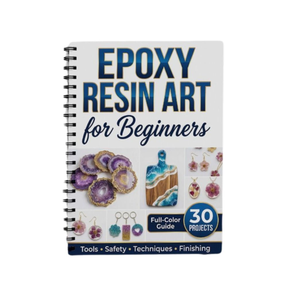 Buku Panduan Seni Resin Epoxy  - Art Craft Notebook ulasan dan harga