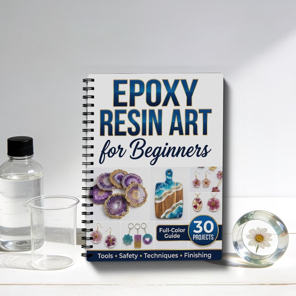 Buku Panduan Seni Resin Epoxy  - Art Craft Notebook ulasan dan harga