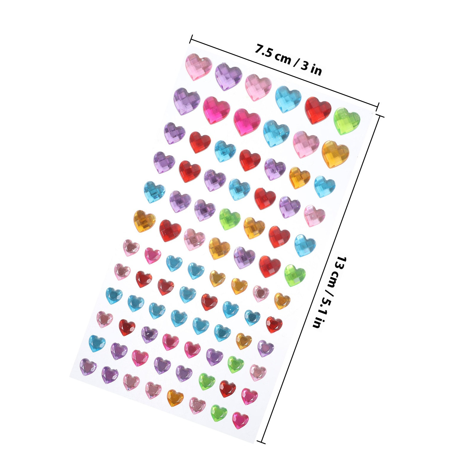 12 Lembar Stiker Berlian Imita - Art Craft Eyes ulasan dan harga