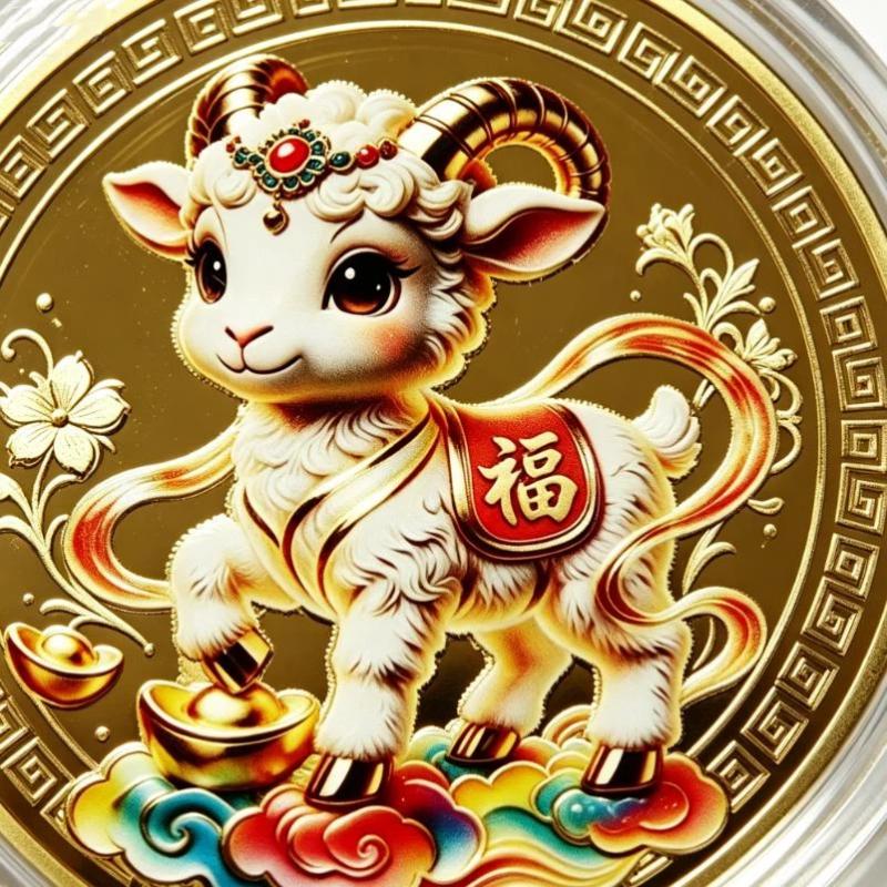 Koin Suvenir Tahun Kambing 202 - Art Craft Display ulasan dan harga