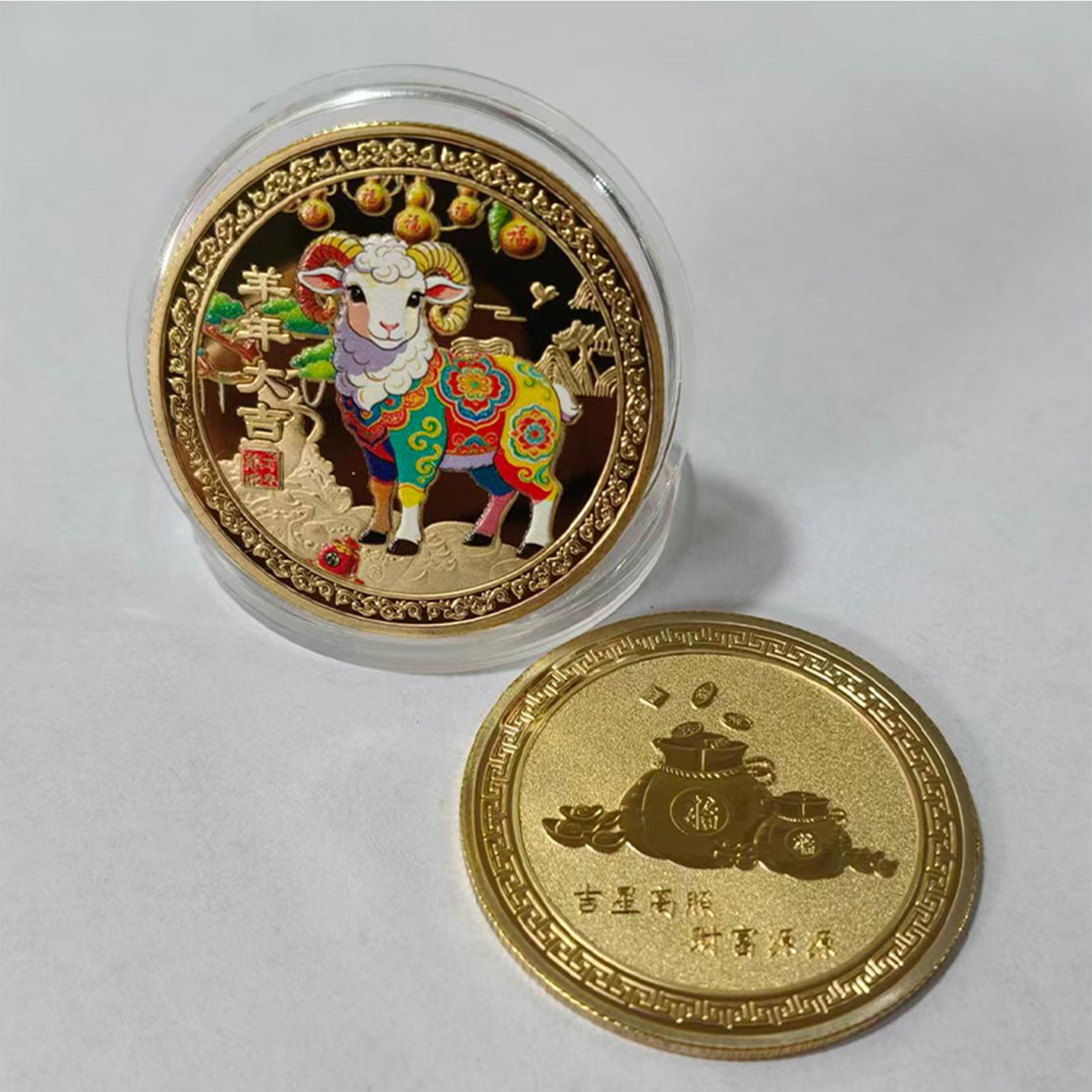 Koin Suvenir Tahun Kambing 202 - Art Craft Display ulasan dan harga