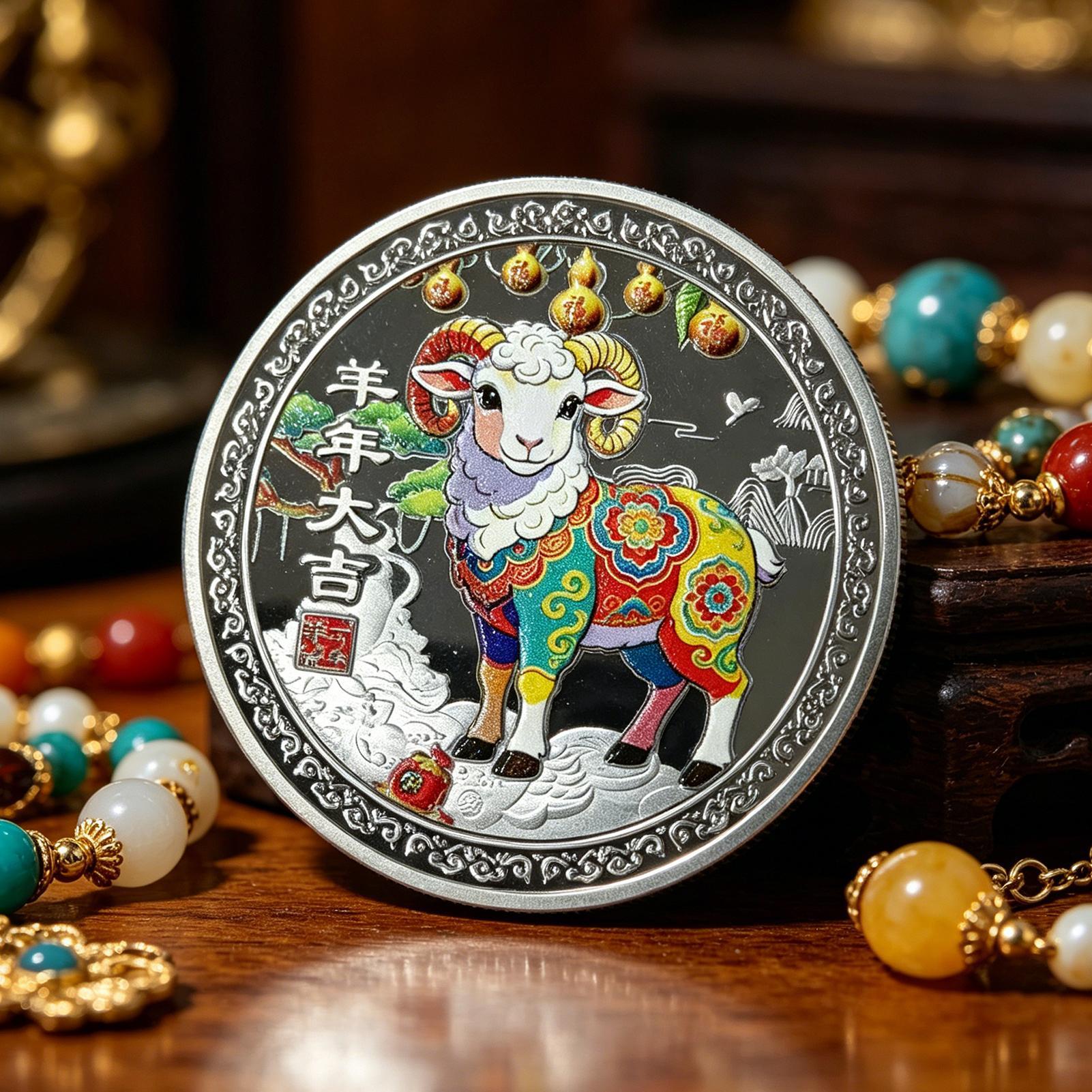Koin Suvenir Tahun Kambing 202 - Art Craft Display ulasan dan harga