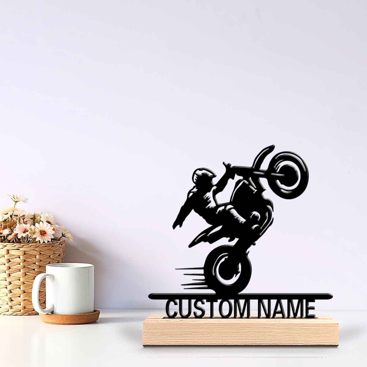 1pc Patung Logam Sepeda Motor  - Art Craft Wood ulasan dan harga