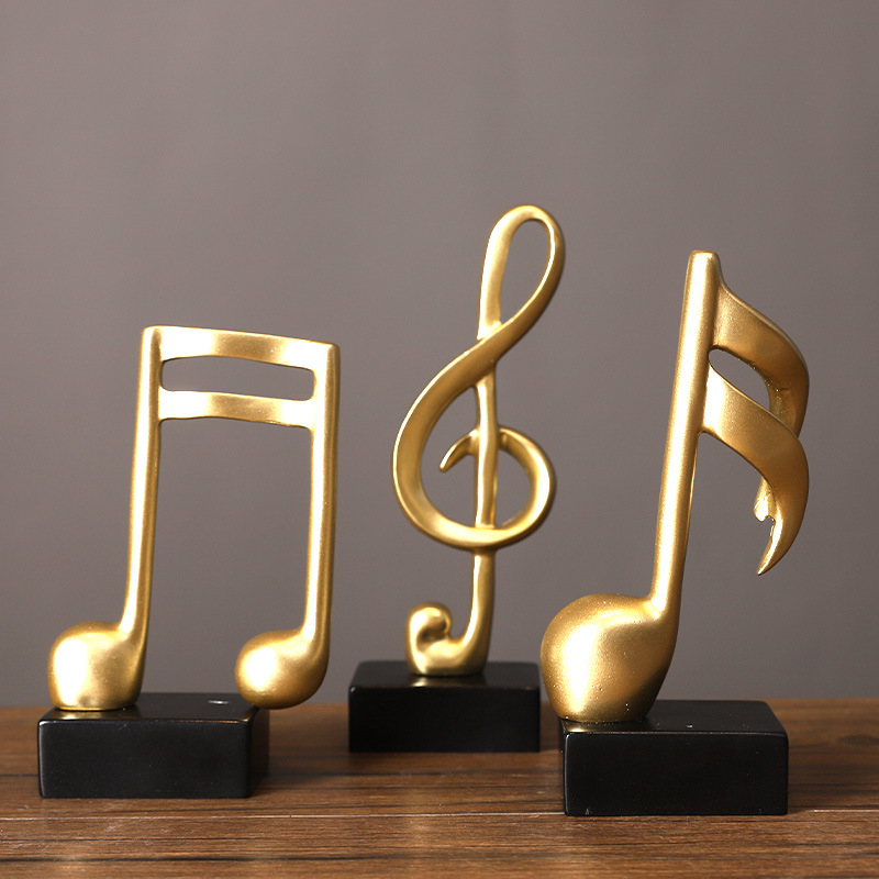 Y Patung Catatan Musik Resin M - Art Craft Room Ideas ulasan dan harga