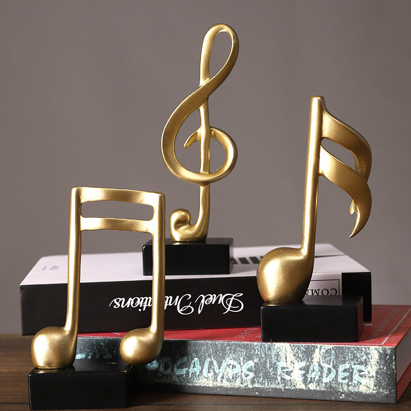 Y Patung Catatan Musik Resin M - Art Craft Room Ideas ulasan dan harga