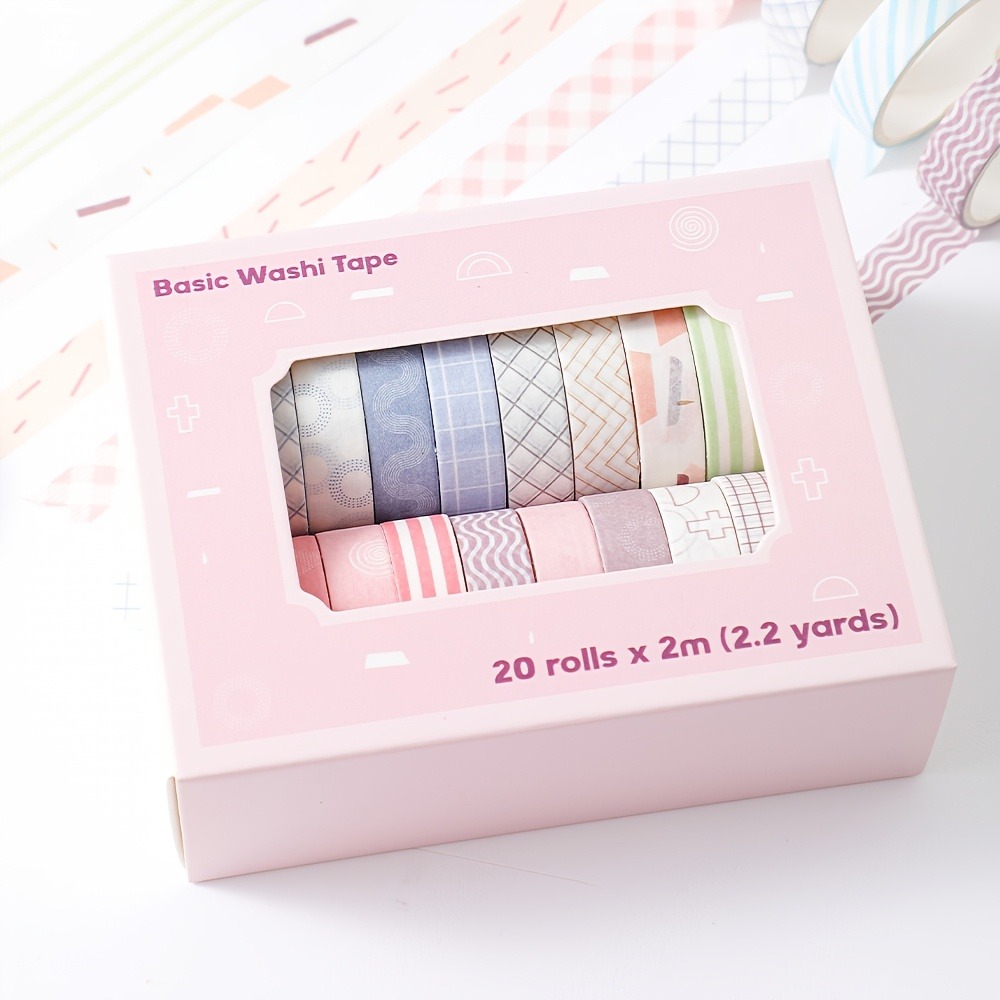 20 Gulungan Pita Macaron, Leba - Art Craft Notebook ulasan dan harga