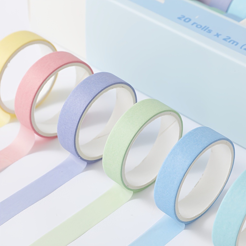 20 Gulungan Pita Macaron, Leba - Art Craft Notebook ulasan dan harga